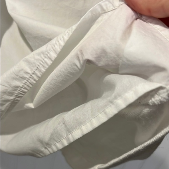 English Factory White Mixed Media Ruffle short sleeve dress size small - Picture 10 of 13